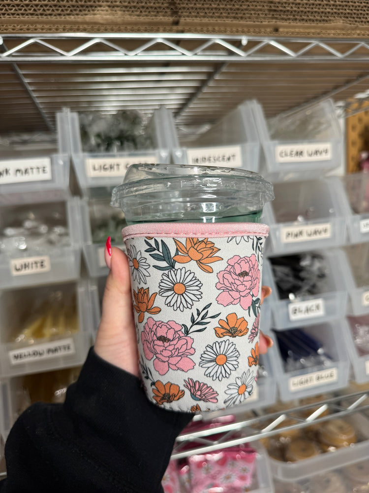 Spring Floral Drink Sleeves