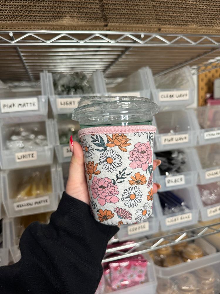 Spring Floral Drink Sleeves