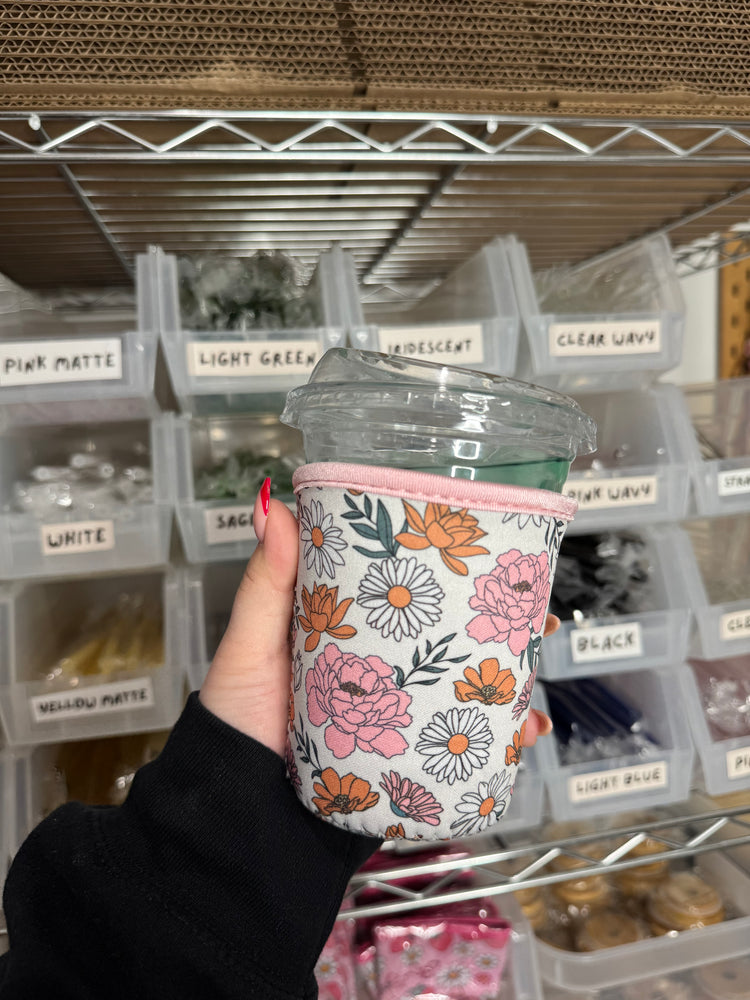 Spring Floral Drink Sleeves