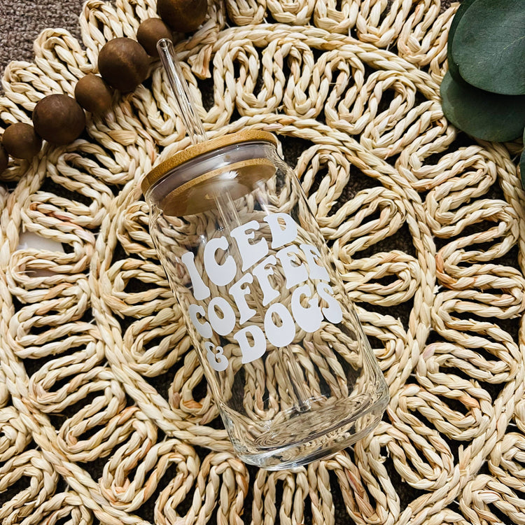 Pet Lover Beer Can Glass